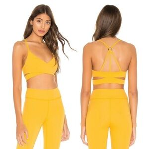 NWOT: FULL SET! Lovewave X REVOLVE Strappy Sports Bra and Leggings Set XXS⭐️💛